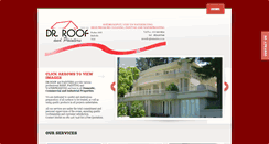 Desktop Screenshot of drroof.co.za